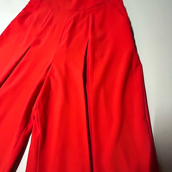 Ted Baker London women’s size 8 pleaded Katie culottes wide, leg, cropped pants - Picture 8 of 14